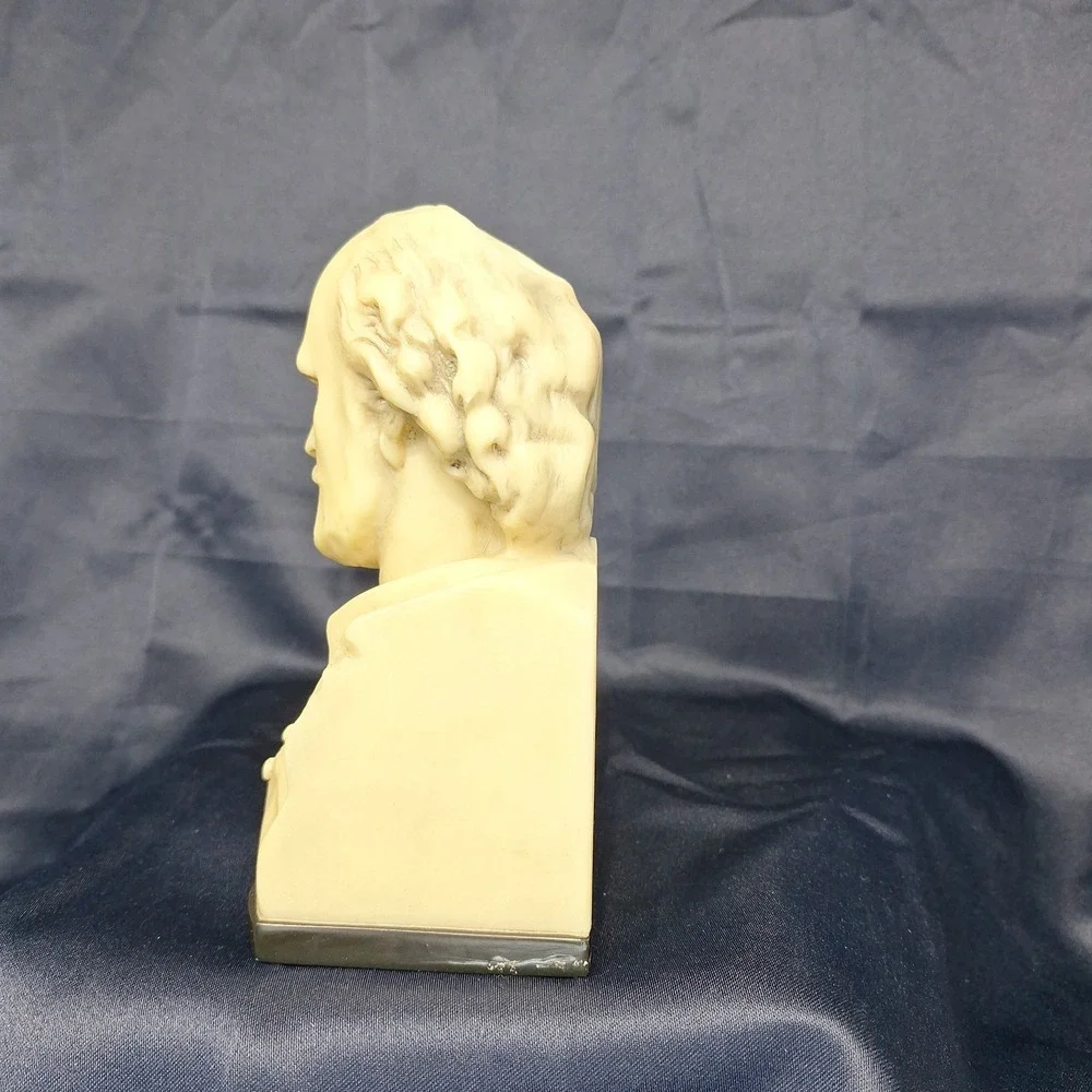 Decorative Solid Resin Shakespeare 7 inch Bust Desk Pen Holder